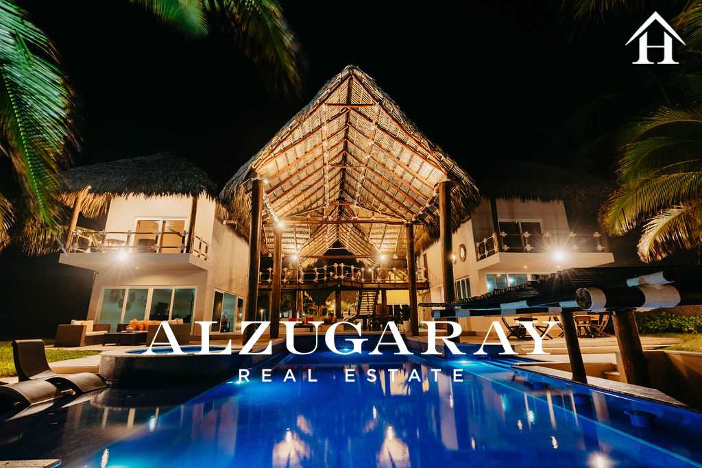 CASA ESPECTACULAR MONTERRICO 7 HAB/ AMUEBLADA FRENTE PLAYA